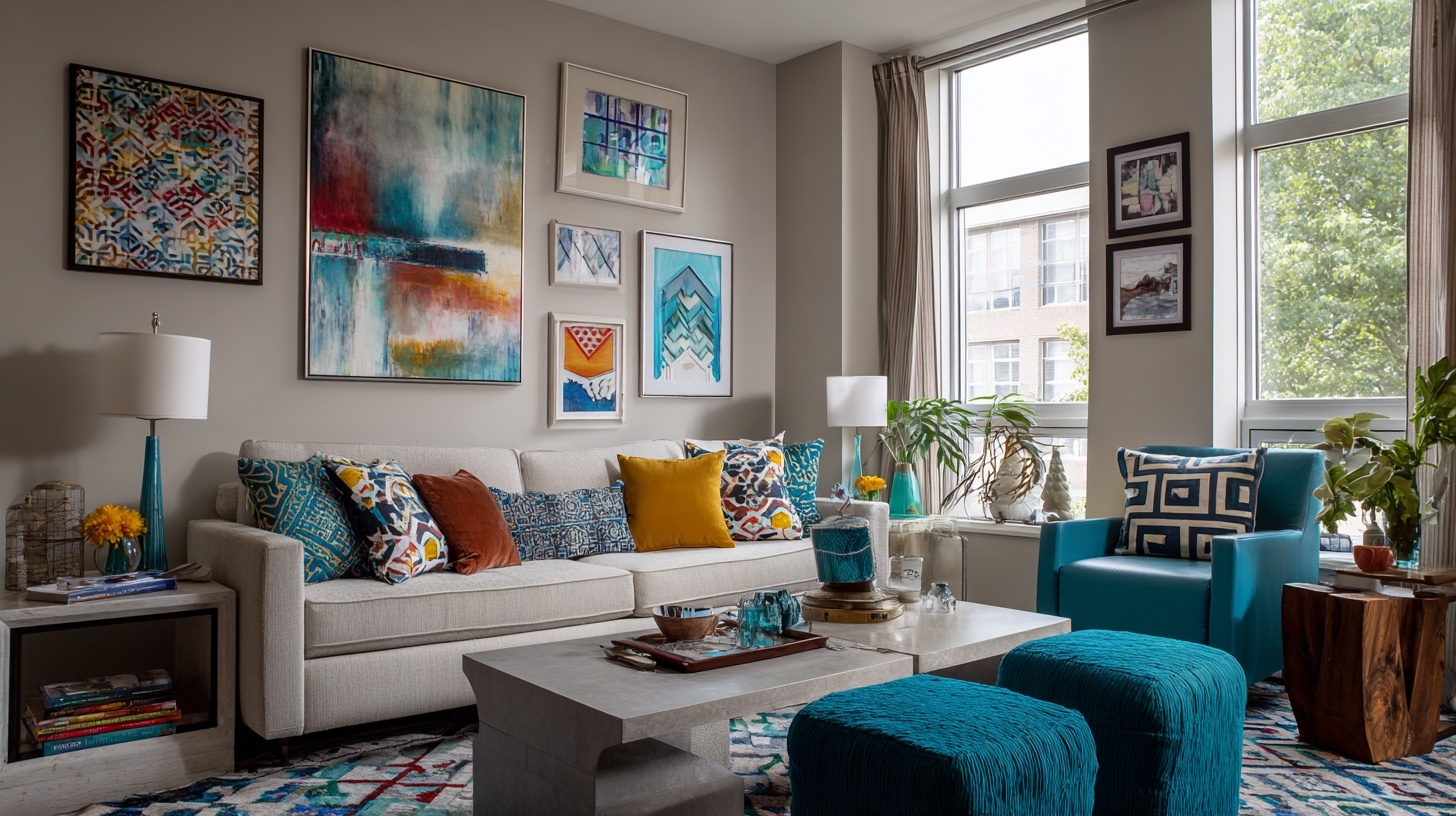 use a bold color as the thread