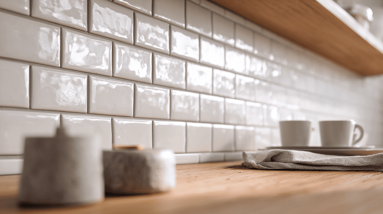 use matte subway tiles