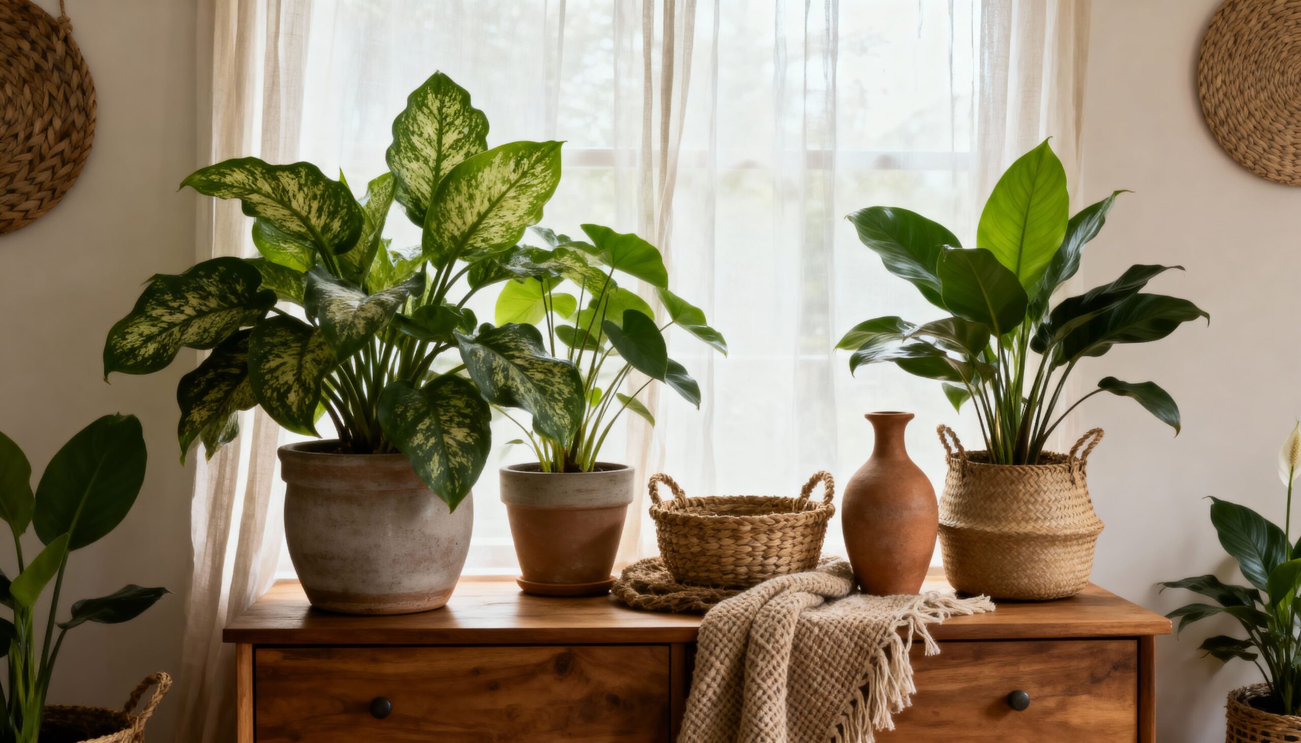 Use Planters and Natural Décor