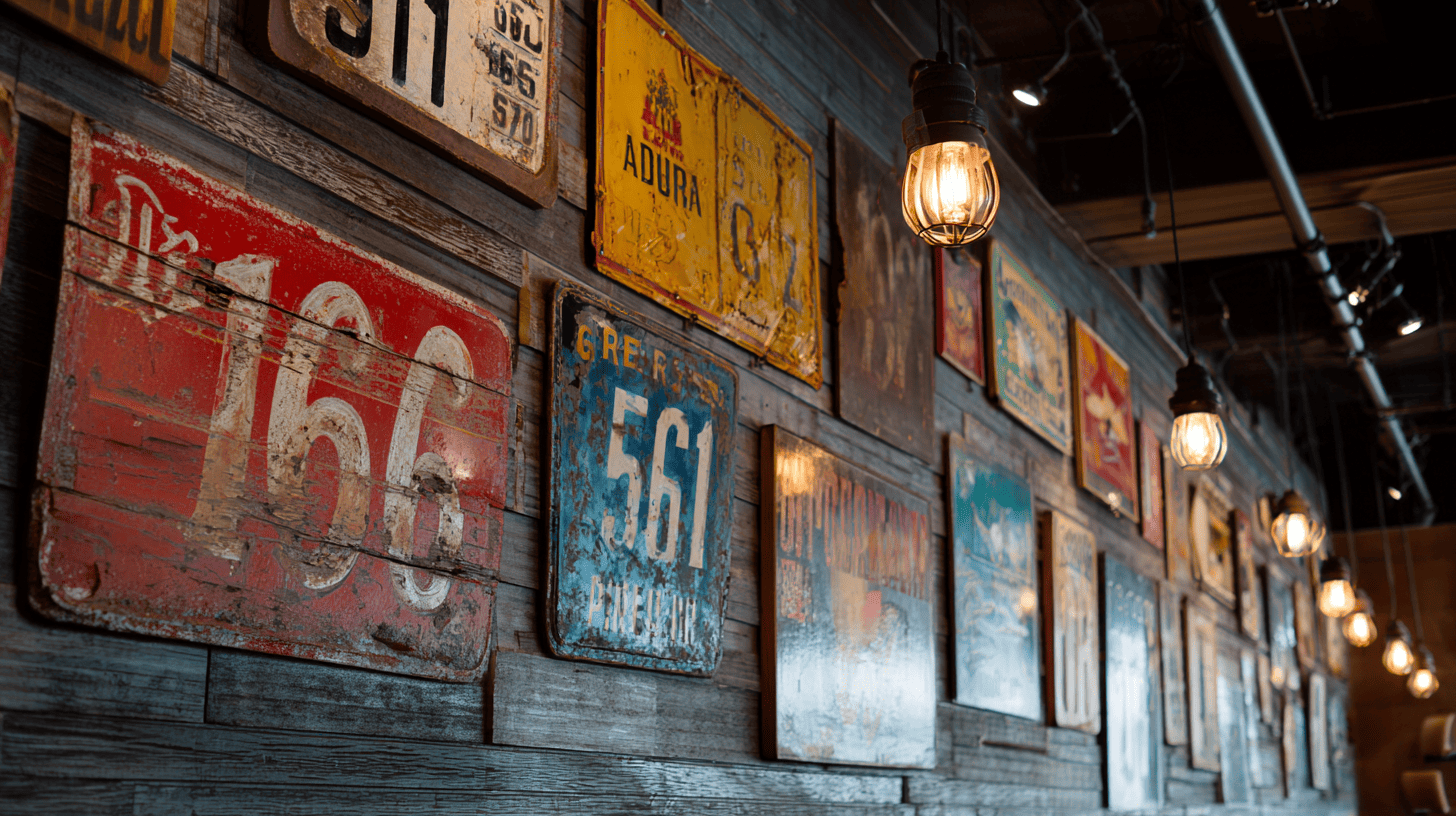 vintage advertising signs