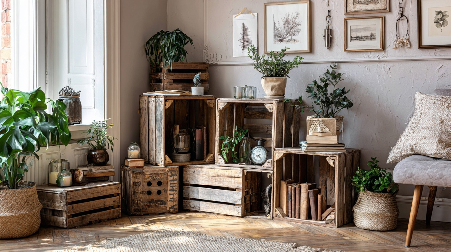 wooden crate furniture