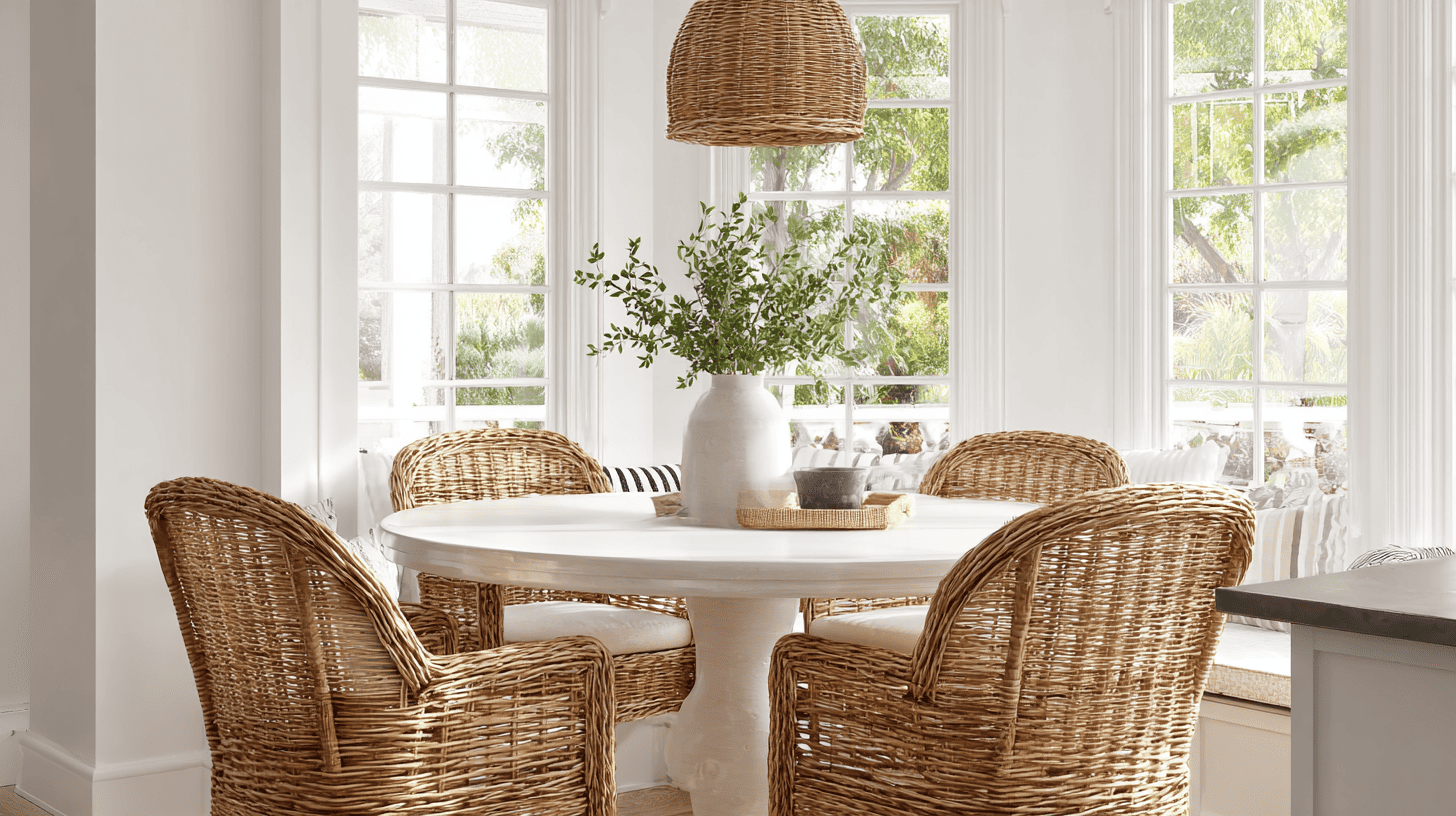 woven rattan chairs