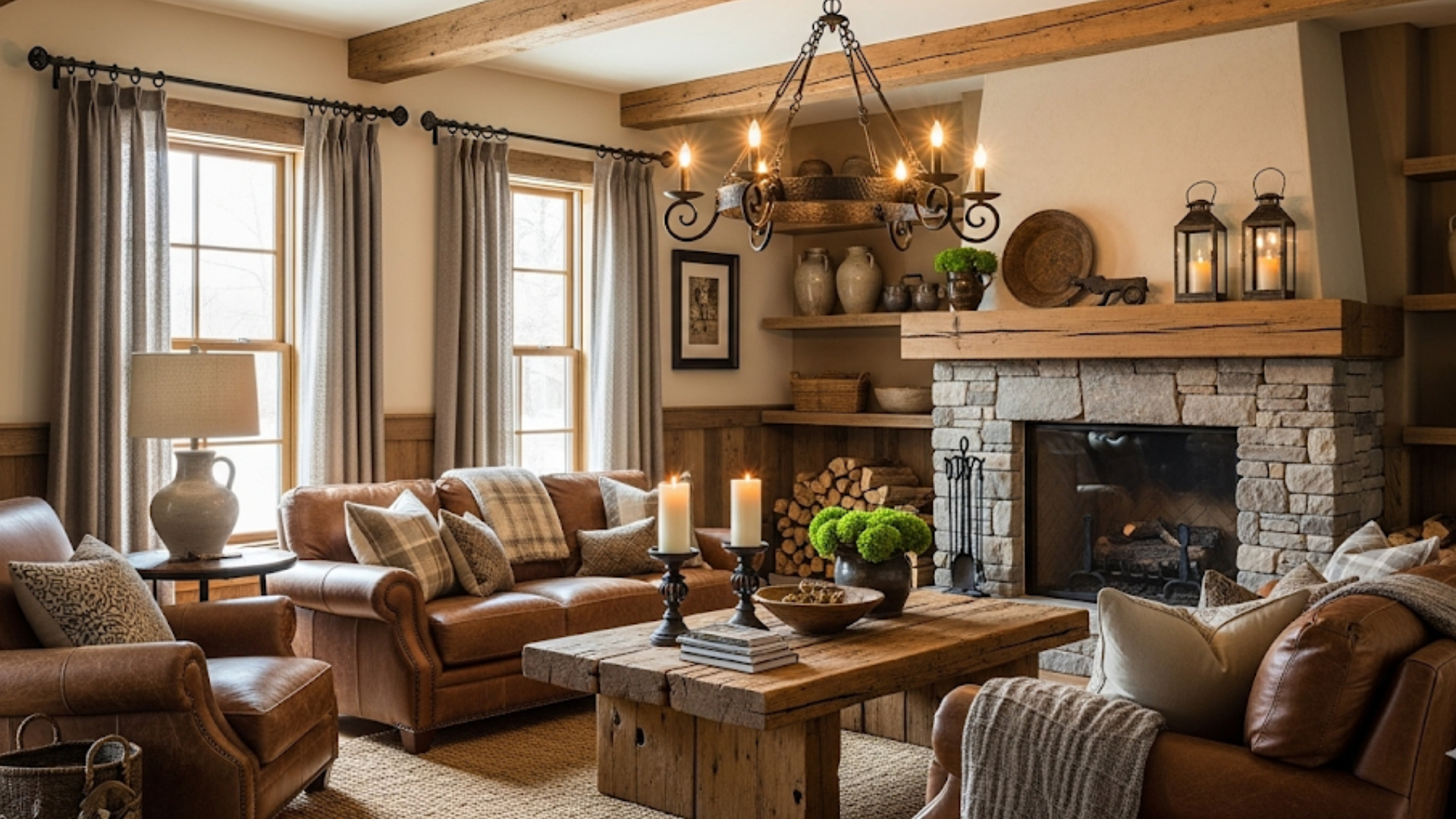 wrought iron accents