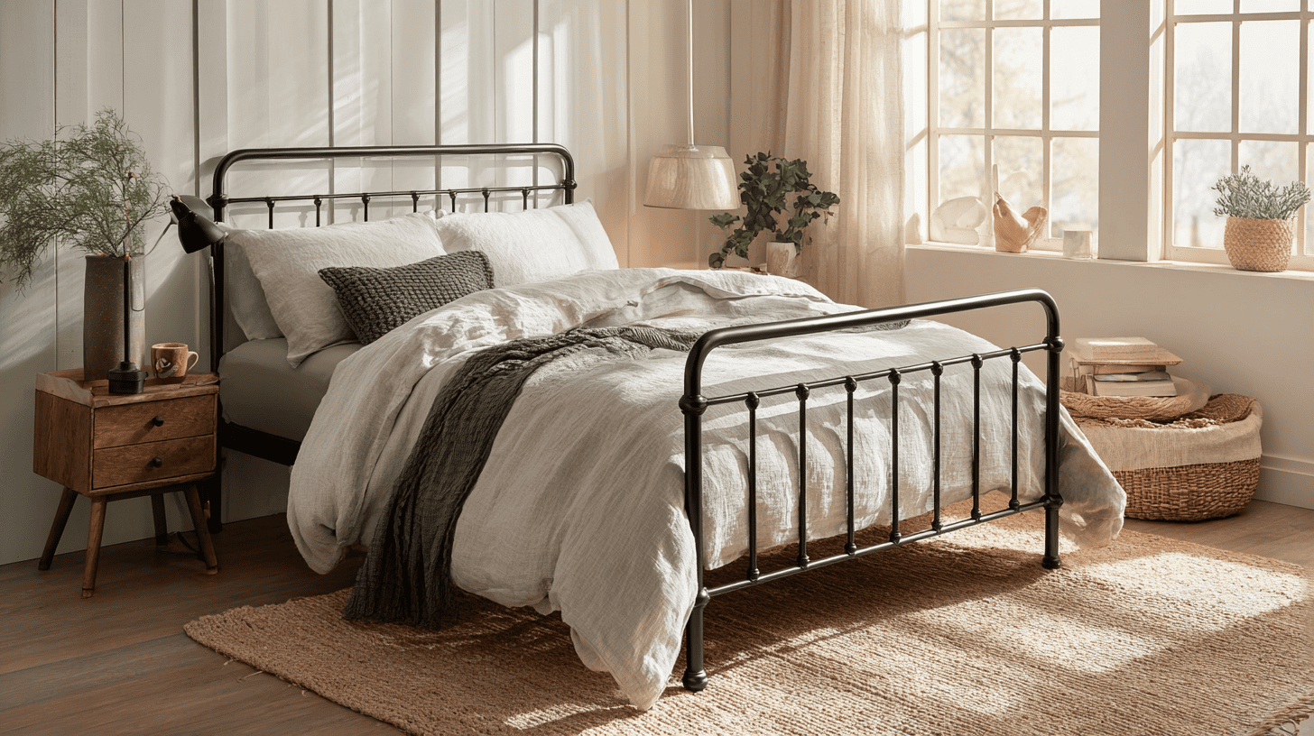 wrought iron bed frames